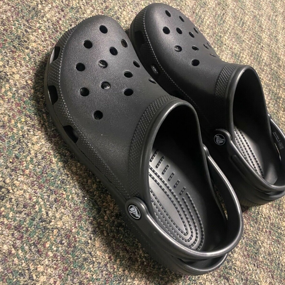 Crocs Classic Clog Black Size M11W13 NEW